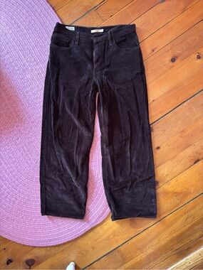 Levi’s Baggy Dad Dark Brown Corduroy Pants